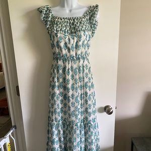 Club Monaco Floral Print maxi dress; Size 4